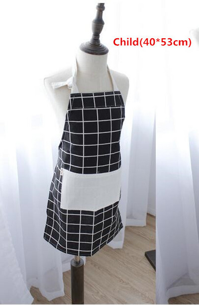 Uus mood Vanem-laps Reguleeritav puuvillane lina kvaliteetne köögipõll Mehed Naised Söögitegemiseks Küpsetamine Restoran Pinafore