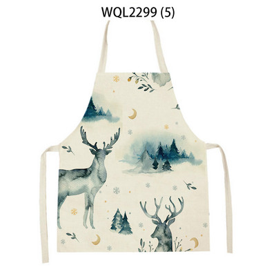 Χριστουγεννιάτικες ποδιές κουζίνας σπιτιού για ενήλικες Παιδική αντιρρυπαντική ποδιά ψησίματος ποδιά ψησίματος Εργαλείο καθαρισμού Χριστουγεννιάτικες ποδιές άλκες