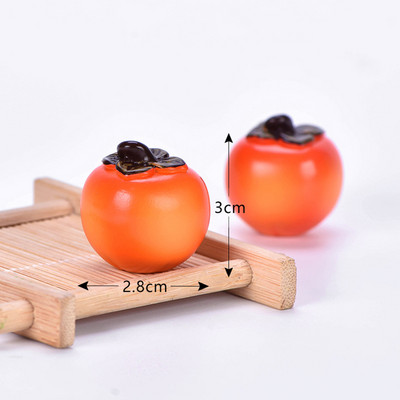 Simulation Resin Fruit Miniature Στολίδια Mango Lemon Lychee Pineapple Παιδικό πάρτι DIY Micro Landscape Αξεσουάρ