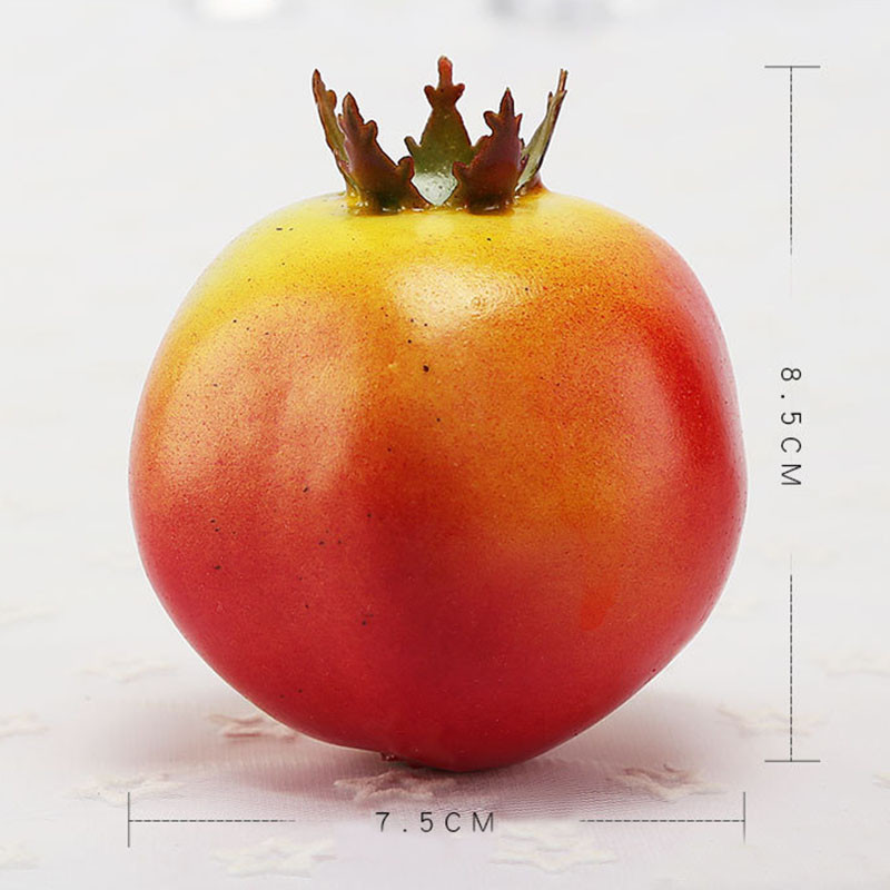 Kunstlikud puuviljad vaht võlts granaatõun puuviljad köögilaud DIY kodukaunistus plastist simulatsioon puuviljad granaatõun
