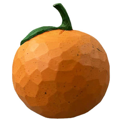 Puuviljad Kunstlikud apelsinid Apelsin võltskaunistused Rekvisiidid Ornament Mudel Puidust väljapaneku keskosa Elutruu simulatsiooniga lauaplaat