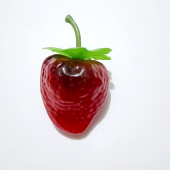 Τεχνητή φράουλα DIY Τεχνητά φρούτα Νηπιαγωγείο Πλαστικά ψεύτικα φρούτα για Χριστουγεννιάτικη διακόσμηση γάμου σπιτιού