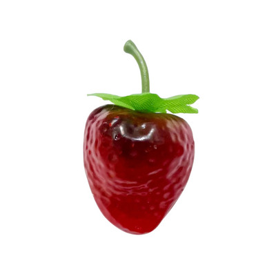 Kunstlik maasikas DIY Kunstlikud puuviljad Lasteaed Plastikust võltspuuviljad jõuludeks Kodu pulmakaunistus