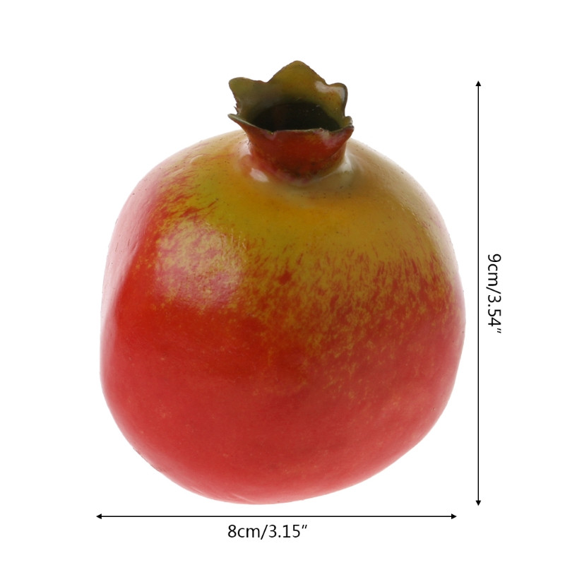 2021 New Lifelike Simulation Artificial Pomegranate Fake Fruit Disply Διακοσμητικό πάρτι για το σπίτι