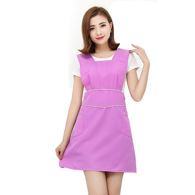 Korea mood Naised Tüdrukud Kelner Põll Kleit Restoran Kodukoristustööriist Köök Põlled Teekohvik Lillepoodi Töö Bib