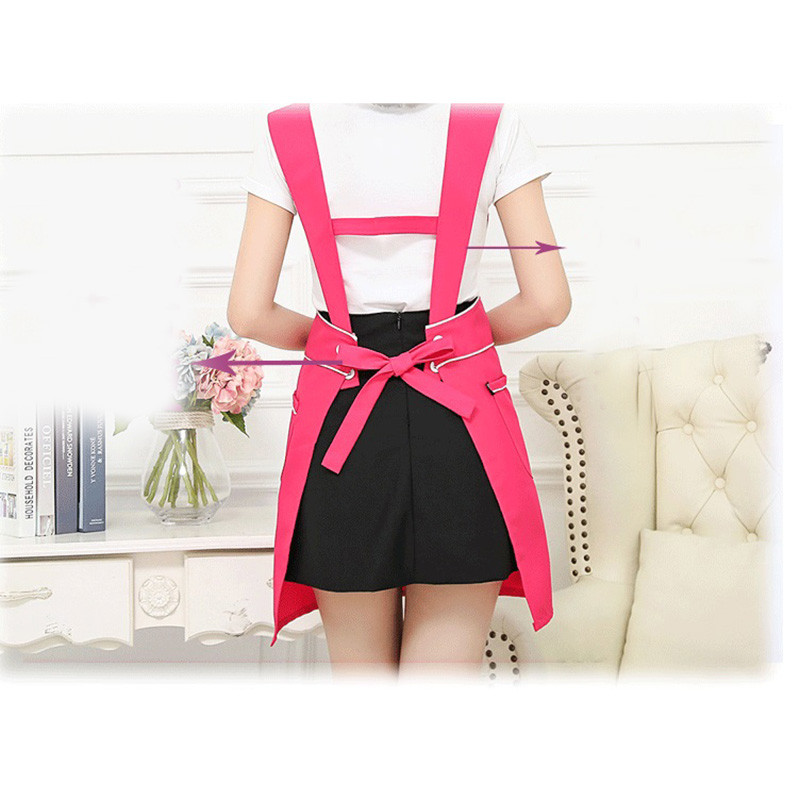 Korea mood Naised Tüdrukud Kelner Põll Kleit Restoran Kodukoristustööriist Köök Põlled Teekohvik Lillepoodi Töö Bib