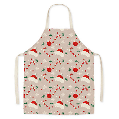 Nou desene animate de Crăciun model creativ fără mâneci ștergerea mâinilor șorț din talie decor acasă bucătărie coacere curățare menage nettoyage