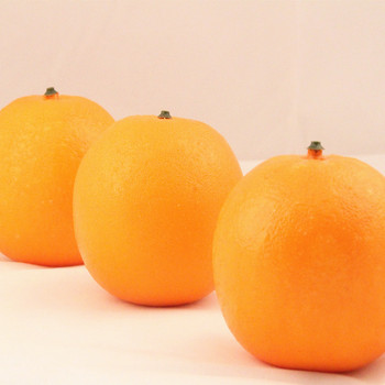 Προσομοίωση Orange Fruit Model Foam Fake Navel Orange Home Restaurant Soft Decoration Photo Teaching Props for Children