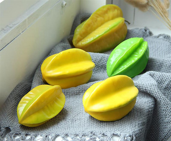 Τεχνητά Φρούτα Λαχανικά Lifelike Carambola Banana Simulation Fruit Fake Fruit Photography Prop Διακόσμηση σπιτιού Διακόσμηση κουζίνας