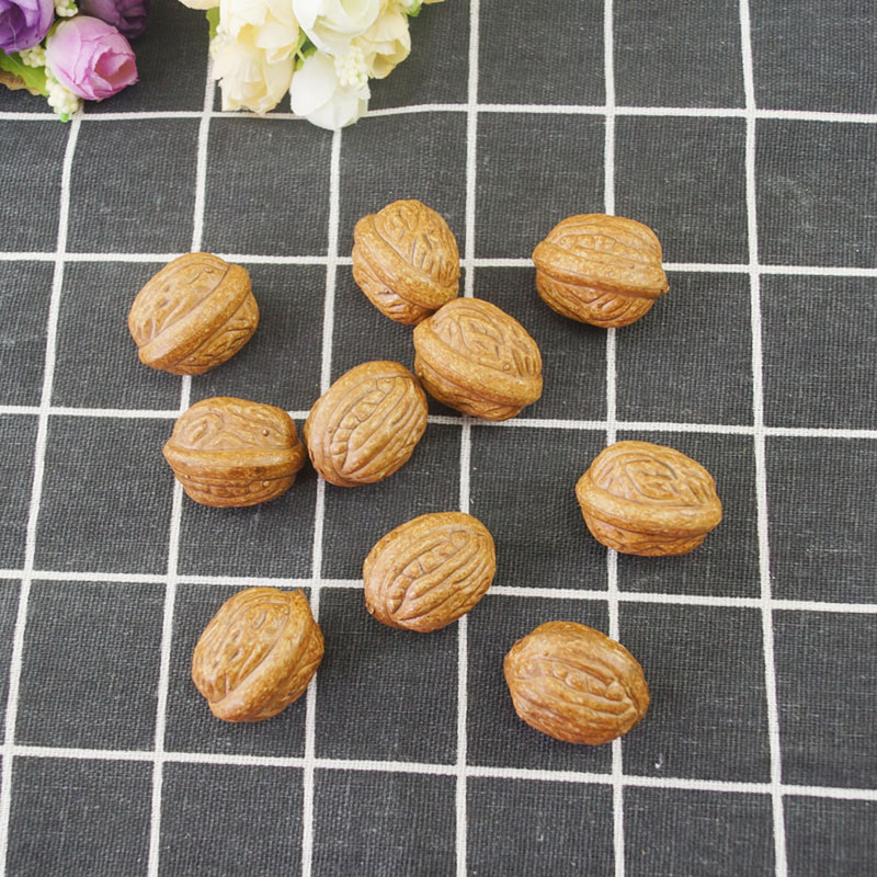 10 tk Kõrge imitatsiooniga kunstlik võltspähklimudel ja kunstplastist võltsitud kreeka pähkel