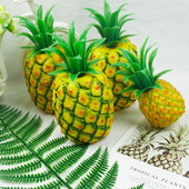 MagiDeali troopiline kunstlik ananass, plastist puuviljakapp