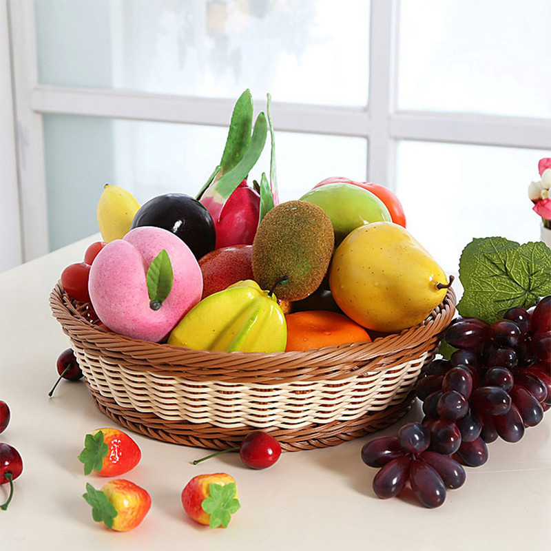 5/10 tk tehispuuvilja võltsvahust maasikasimulatsioon maasika käsitöö fotograafia rekvisiidid puuviljamudel ja juurviljadekoor