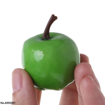 20 бр. Реалистична симулация Изкуствена ябълка Фалшиви плодове Disply Home Party Decor