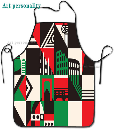 Itaalia lipp Multifilm Peakokk pitsapõlle teema kokandus kokatöö kauplus Naised Mehed Täiskasvanud Tüdrukud Laps Kudujad Küpsetamine BBQ Grillköök