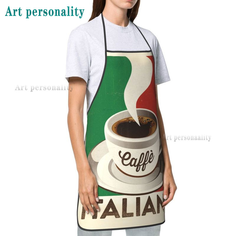 Itaalia lipp Multifilm Peakokk pitsapõlle teema kokandus kokatöö kauplus Naised Mehed Täiskasvanud Tüdrukud Laps Kudujad Küpsetamine BBQ Grillköök