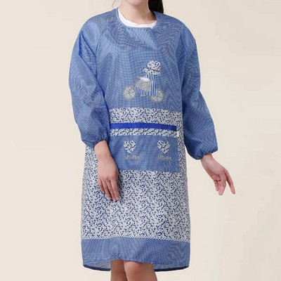 Veekindel köögipõll Kodutööde kombinesoonid pikkade varrukatega põll Naistele Restoran Kokk Toiduvalmistamine Küpsetamine BBQ Pudipõll Põllekaitse