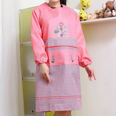 Veekindel köögipõll Kodutööde kombinesoonid pikkade varrukatega põll Naistele Restoran Kokk Toiduvalmistamine Küpsetamine BBQ Pudipõll Põllekaitse