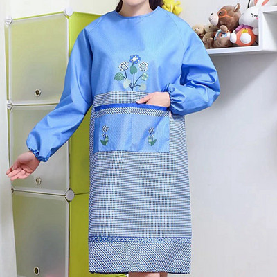 Veekindel köögipõll Kodutööde kombinesoonid pikkade varrukatega põll Naistele Restoran Kokk Toiduvalmistamine Küpsetamine BBQ Pudipõll Põllekaitse