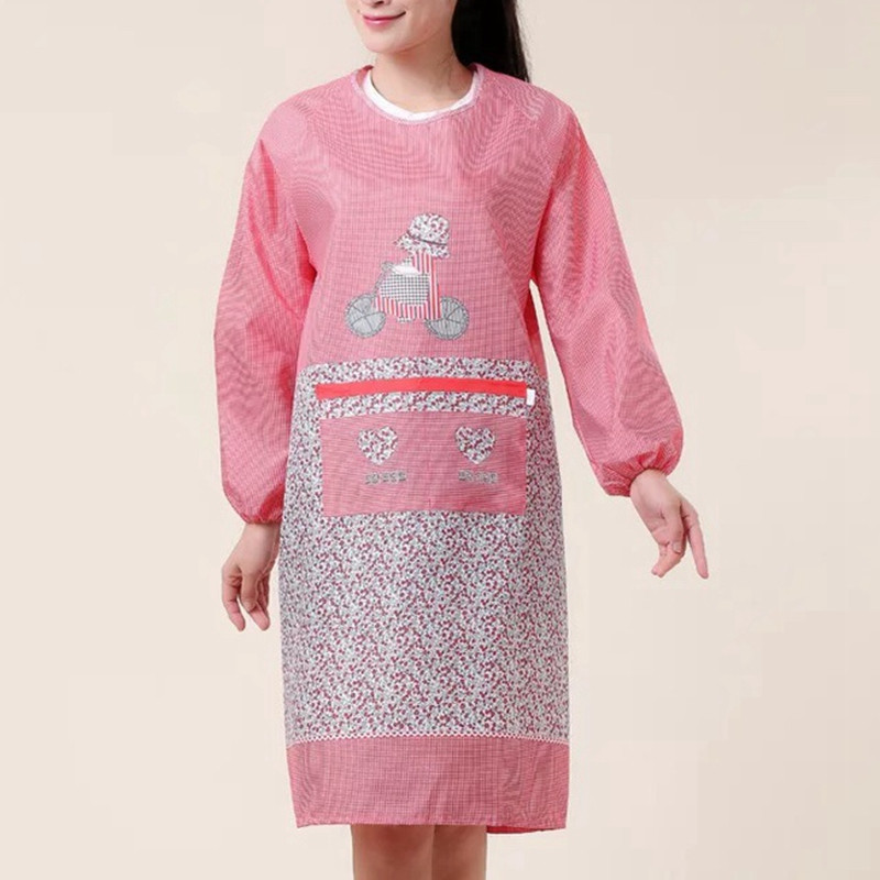 Veekindel köögipõll Kodutööde kombinesoonid pikkade varrukatega põll Naistele Restoran Kokk Toiduvalmistamine Küpsetamine BBQ Pudipõll Põllekaitse