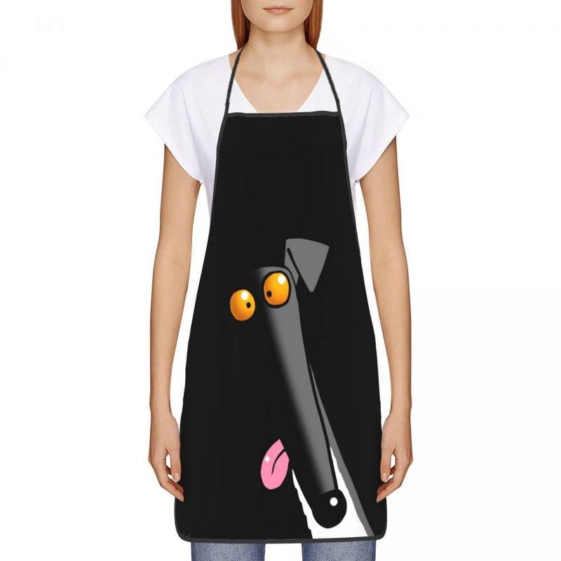 Unisex naljakas multikas hurt Köök Peakokk Söögitegemine Küpsetamine Põll Mehed Naised Whipet vintskoer Koer Tablier köök maalimiseks