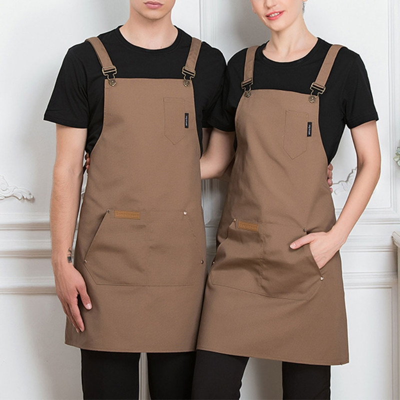 Taskutega tööpõll meestele Naised kokad ettekandjad Kunstnikud Reguleeritavad põlled Restoran Barber Lillekunstnik