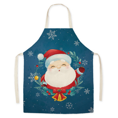 Armas multikas jõululumememm Jõuluvana muster Õlikindel linane kätepuhastus Varrukateta põll Kodupuhastus Menage Nettoyage