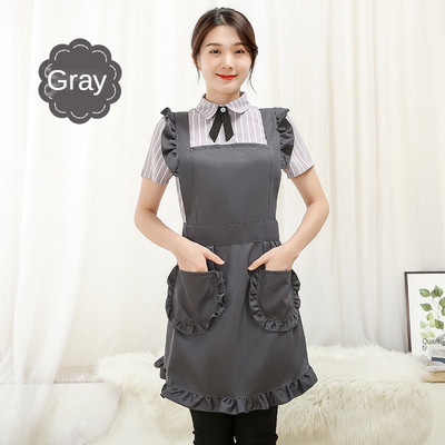 Põlled naistele saastumisvastane köök, topelt õlapael, pits, tasku seelik, lillepood, maniküürija kombinesoonid, põlled