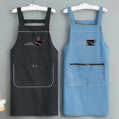 Atspari vandeniui ir aliejui virtuvinė prijuostė Moteriška juosmens Darbo apranga Vyriška prijuostė Namai Be rankovių Patogi minkšta užtrauktuku kišenė laikymo vieta