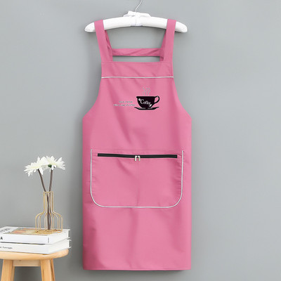 Atspari vandeniui ir aliejui virtuvinė prijuostė Moteriška juosmens Darbo apranga Vyriška prijuostė Namai Be rankovių Patogi minkšta užtrauktuku kišenė laikymo vieta