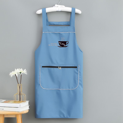 Atspari vandeniui ir aliejui virtuvinė prijuostė Moteriška juosmens Darbo apranga Vyriška prijuostė Namai Be rankovių Patogi minkšta užtrauktuku kišenė laikymo vieta