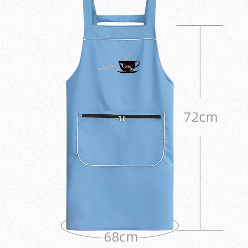 Atspari vandeniui ir aliejui virtuvinė prijuostė Moteriška juosmens Darbo apranga Vyriška prijuostė Namai Be rankovių Patogi minkšta užtrauktuku kišenė laikymo vieta