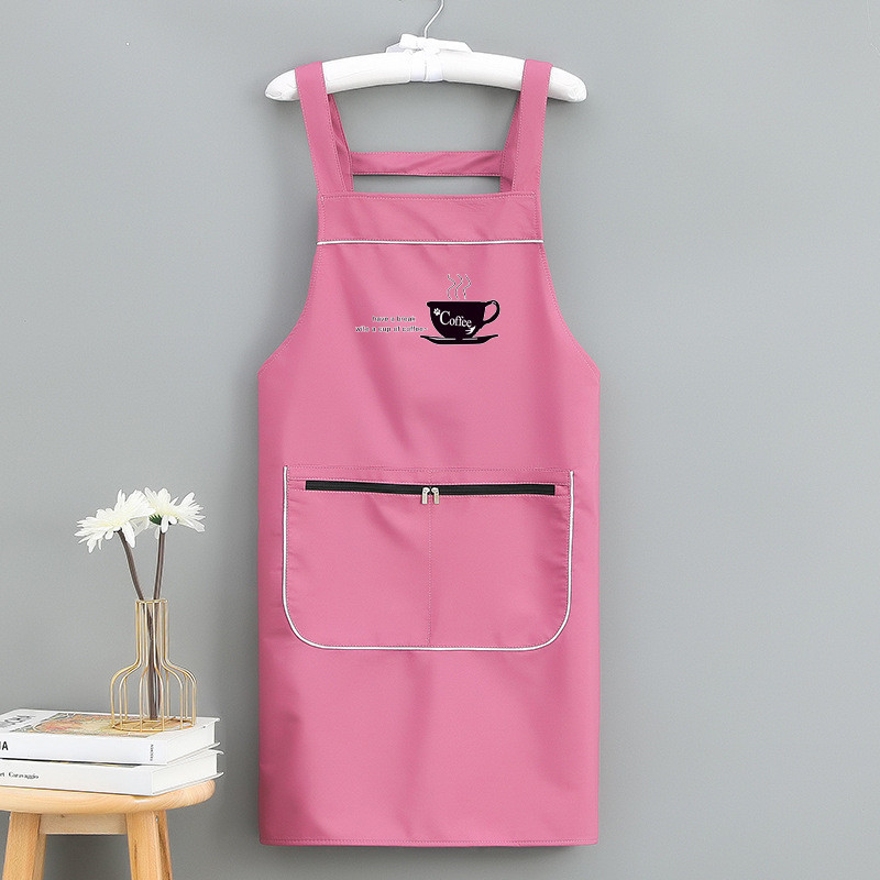 Atspari vandeniui ir aliejui virtuvinė prijuostė Moteriška juosmens Darbo apranga Vyriška prijuostė Namai Be rankovių Patogi minkšta užtrauktuku kišenė laikymo vieta