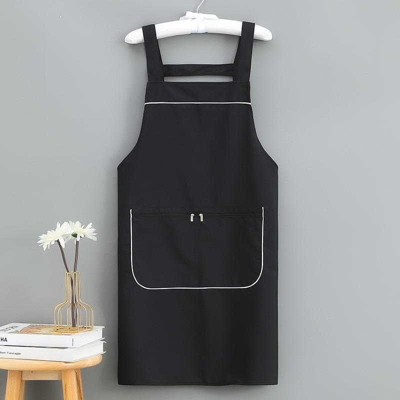 Atspari vandeniui ir aliejui virtuvinė prijuostė Moteriška juosmens Darbo apranga Vyriška prijuostė Namai Be rankovių Patogi minkšta užtrauktuku kišenė laikymo vieta