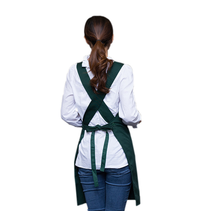 Γυναικείες ποδιές σερβιτόρου σούπερ μάρκετ με τσέπες Εστιατόριο Κουζίνα Μαγείρεμα νυχιών Shop Art Work Ποδιά Σχεδιασμός λογότυπο Προσαρμογή