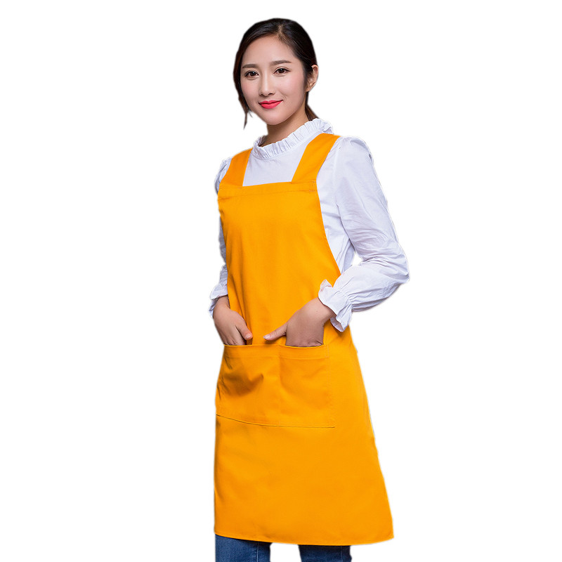 Γυναικείες ποδιές σερβιτόρου σούπερ μάρκετ με τσέπες Εστιατόριο Κουζίνα Μαγείρεμα νυχιών Shop Art Work Ποδιά Σχεδιασμός λογότυπο Προσαρμογή