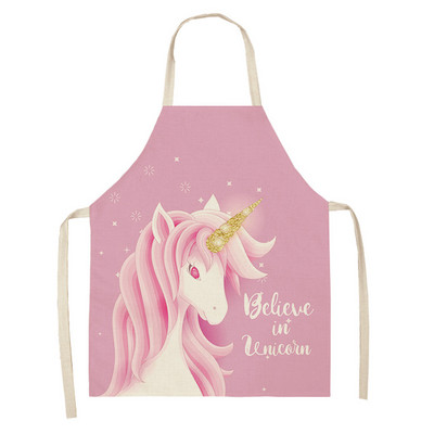 1 tk Rainbow Horse Pattern Restorani kokapõlled naistele Antifouling Varrukateta Pinafore Köögis küpsetamise Toiduvalmistamise tarvikud