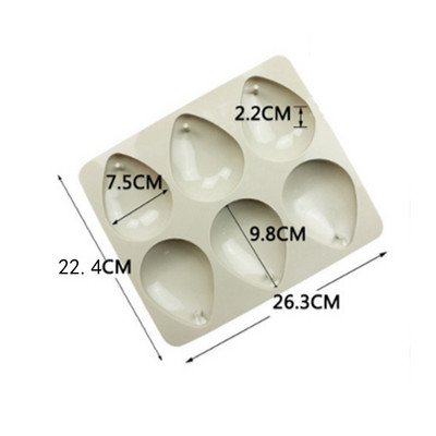 4/6-õõnsusega seebivormide silikoonvormide valmistamine käsitsi kuusnurkse aroomiteraapia vahakrohvist epoksüseebi silikoonvormide pakkumine.