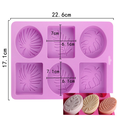 DIY ümmargune kahepoolne näo silikoonist käsitsi valmistatud seebivorm Loov seebivorm koogivorm Silikoonvormid šokolaadivormi küpsetamiseks