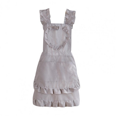 Sorț reutilizabil pentru femei, model elegant, șorț pentru femei, lavabil, textura moale pentru bucătărie