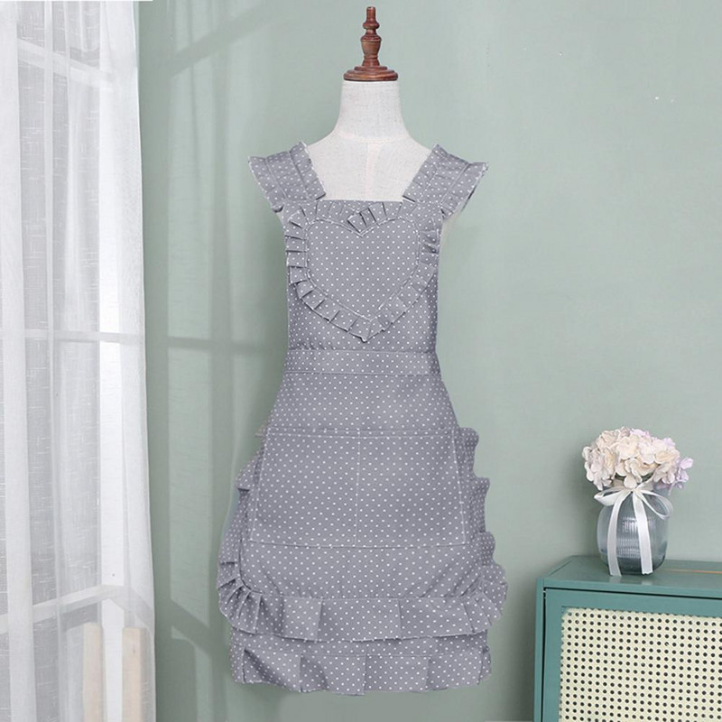 Sorț reutilizabil pentru femei, model elegant, șorț pentru femei, lavabil, textura moale pentru bucătărie