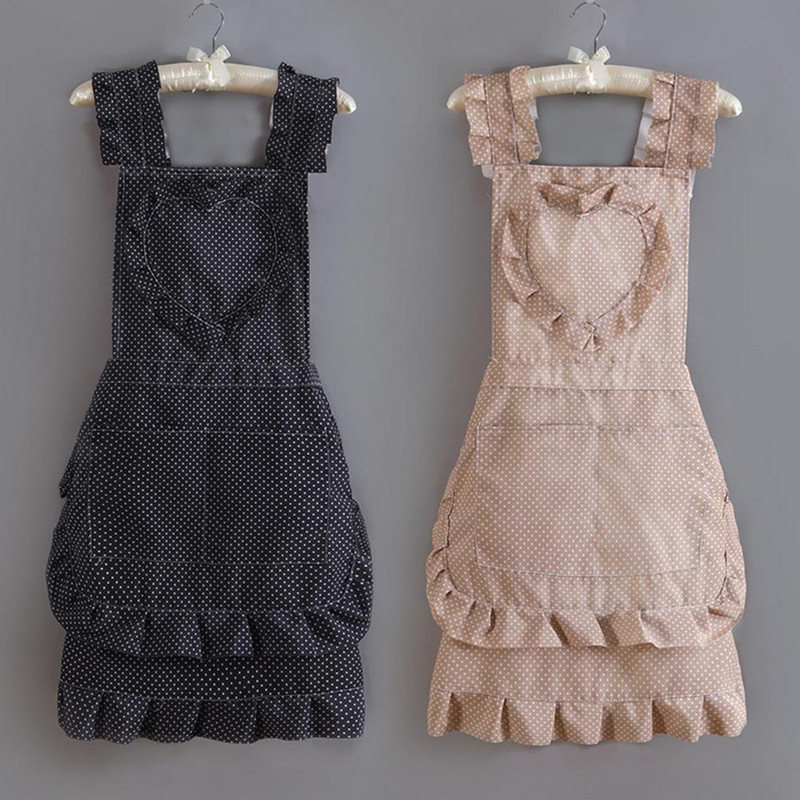 Sorț reutilizabil pentru femei, model elegant, șorț pentru femei, lavabil, textura moale pentru bucătărie