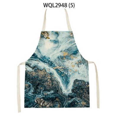 Șorț marmorat șorț creativ de bucătărie cu efect aurit șorțuri pentru femei șorț de gătit pentru petrecere de cină Accesorii pentru copt pentru copii șorț