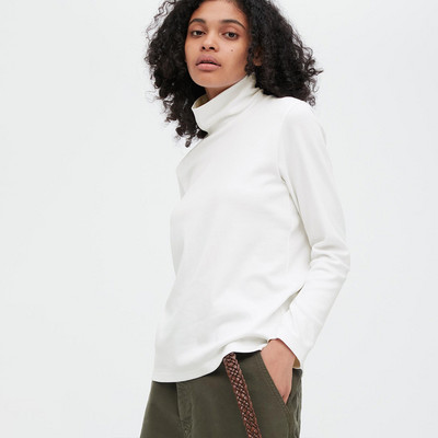 Bluză de damă de culoare uni cu guler polo și mâneci lungi