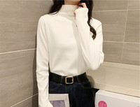 Γυναικεία διάφανη μπλούζα με ψηλό γιακά