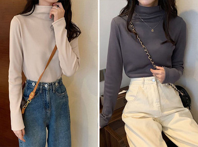 Γυναικεία διάφανη μπλούζα με ψηλό γιακά