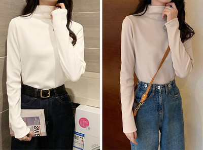 Γυναικεία διάφανη μπλούζα με ψηλό γιακά