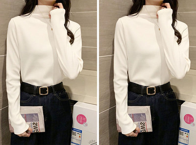 Γυναικεία διάφανη μπλούζα με ψηλό γιακά