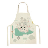 Sorț de bucătărie cu model de melci de koala de desene animate drăguț Accesorii de coacere șorțuri pentru femei Produse de curățare pentru uz casnic