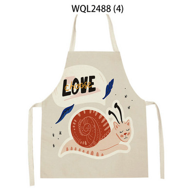 Sorț de bucătărie cu model de melci de koala de desene animate drăguț Accesorii de coacere șorțuri pentru femei Produse de curățare pentru uz casnic