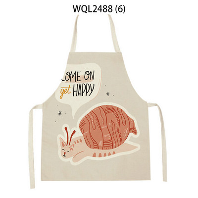 Sorț de bucătărie cu model de melci de koala de desene animate drăguț Accesorii de coacere șorțuri pentru femei Produse de curățare pentru uz casnic